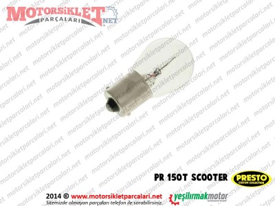 Presto PR150T Scooter Stop Ampülü