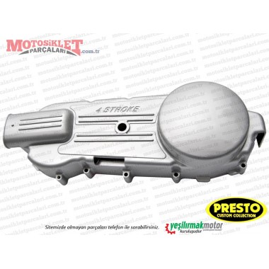 Presto PR150T Scooter Karter, Şanzıman Sol, Debriyaj Kapağı