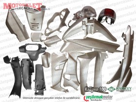 Ramzey Kalipso 100 Cup Komple Kaporta Grenaj Seti - Gri 