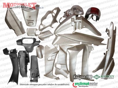 Ramzey Kalipso 100 Cup Komple Kaporta Grenaj Seti - Gri 
