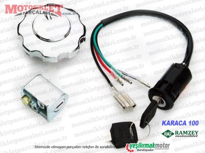 Ramzey Karaca 100 Kontak, Depo Kapağı, Kilit Seti