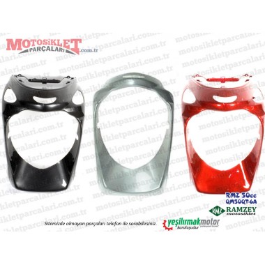 Ramzey 50 QM50QT-6A Scooter Ön Panel Alt Grenaj, Burun SİYAH