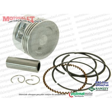 Ramzey 50 QM50QT-6A Scooter Piston Sekmen Seti