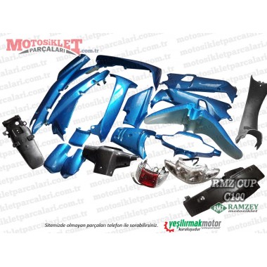 Ramzey RMZ C100 Cup Komple Kaporta Grenaj Seti - Mavi FAR GRENAJI KARIŞIK RENKTİR!