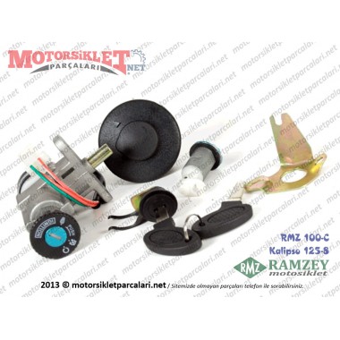 Ramzey RMZ 100-C, Kalipso 125-8 Kontak ve Kilit Seti