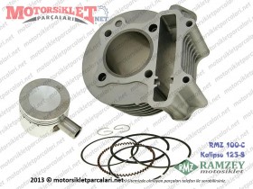 Ramzey RMZ 100-C, Kalipso 125-8 Silindir, Piston, Sekman Seti - Komple