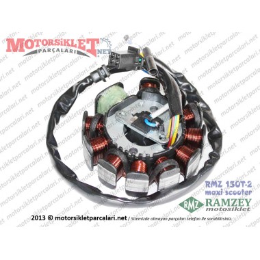 Ramzey RMZ 150T-2 Maxi Scooter Statör, Sargı 11li