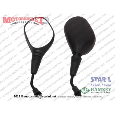 Ramzey Star 125 L, 150 L Ayna Takımı