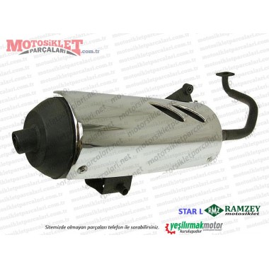 Ramzey Star 125 L, 150 L Egzoz - Komple