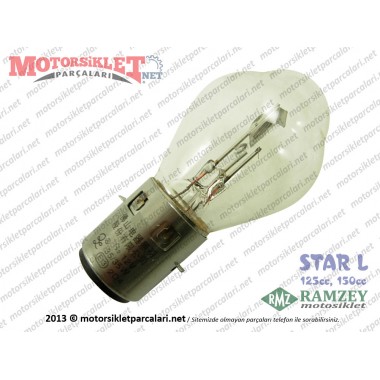 Ramzey Star 125 L, 150 L Far Ampülü