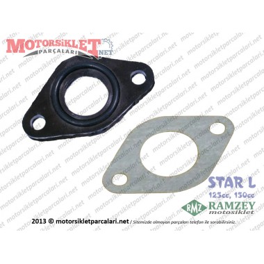 Ramzey Star 125 L, 150 L Karbüratör Manifold Conta Takımı