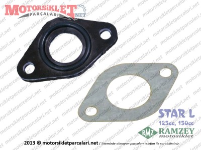 Ramzey Star 125 L, 150 L Karbüratör Manifold Conta Takımı