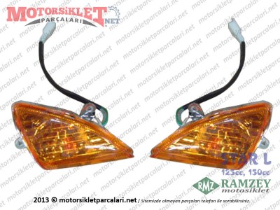 Ramzey Star 125 L, 150 L Ön Sağ-Sol Sinyal Takımı