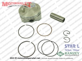 Ramzey Star 125 L, 150 L Piston ve Sekman Takımı