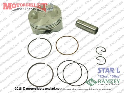 Ramzey Star 125 L, 150 L Piston ve Sekman Takımı