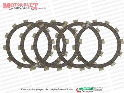 RKS SRK 125R Debriyaj Balatası Set - TİTANİC150 - BENELLİ 125S