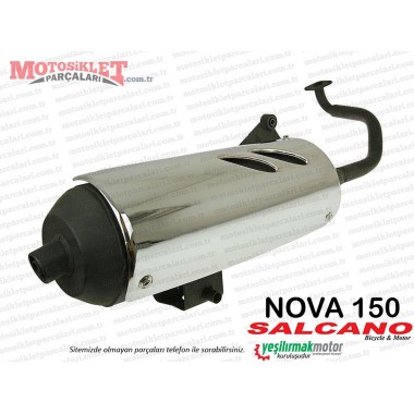 Salcano Nova 150 Scooter Egzoz Komple Salcano Nova 150 Scooter Egzoz Komple
