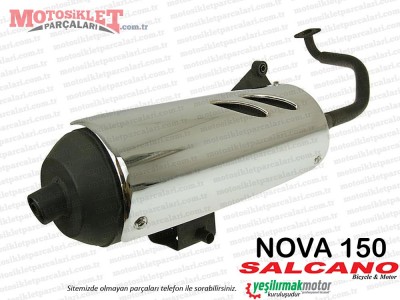 Salcano Nova 150 Scooter Egzoz Komple Salcano Nova 150 Scooter Egzoz Komple