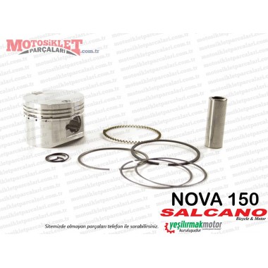 Salcano Nova 150 Scooter Piston Segman Seti