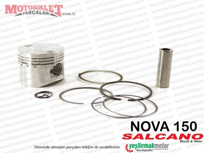 Salcano Nova 150 Scooter Piston Segman Seti