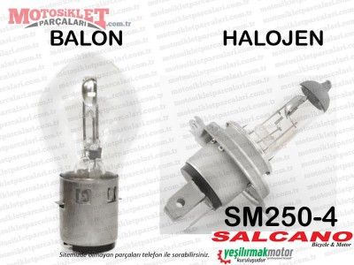 Salcano SM250-4 Chopper Far Ampulü