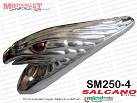 Salcano SM250-4 Chopper Ön Çamurluk Kartalı - SARI RENKTİR!!