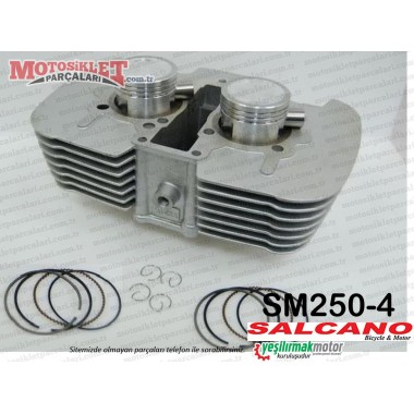 Salcano SM250-4 Chopper Silindir Piston Segman Seti