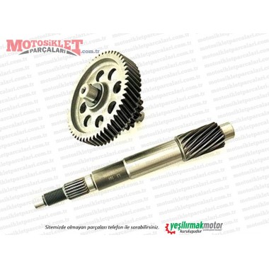 Salcano Wind 150 Şanzıman Giriş Mili ve Dişlisi Set