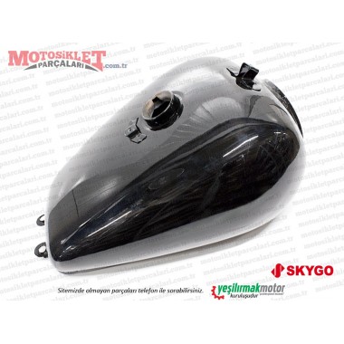 Skygo SG 250-4 Chopper Benzin Deposu, Yakıt Tankı - ASTARLI