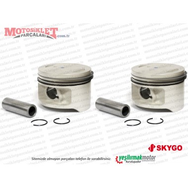 Skygo SG 250-4 Chopper Piston Sekman Takımı (Çift) STD