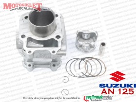 Suzuki AN 125 Silindir Piston Segman Seti 