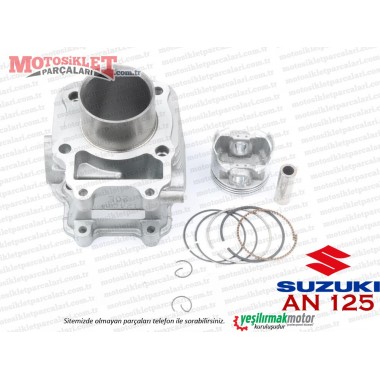 Suzuki AN 125 Silindir Piston Segman Seti 