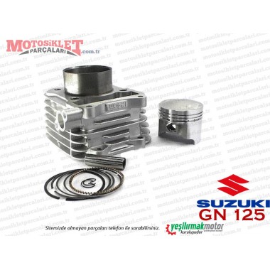 Suzuki GN 125 Silindir Piston Segman Seti