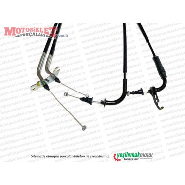 Yamaha MT-25 Gaz Teli Takım - ORİJİNAL (2015-2018)