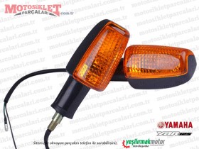 Yamaha YBR 125 Ön Sinyal Takımı (2005, 2006, 2007 ve 2009 İçin)(DESENLER FARKLIDIR)