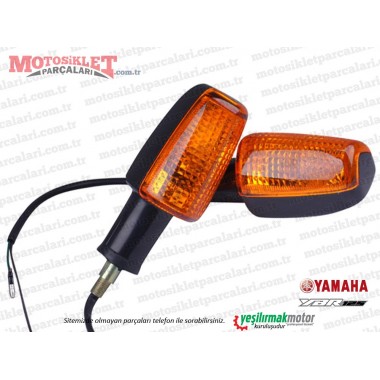 Yamaha YBR 125 Ön Sinyal Takımı (2005, 2006, 2007 ve 2009 İçin)(DESENLER FARKLIDIR)