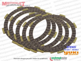 Yuki Efendi YK125-7, YK100-2 Debriyaj Balatası