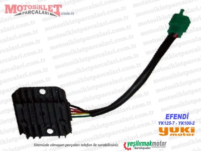 Yuki Efendi YK125-7, YK100-2 Konjektör, Regülatör