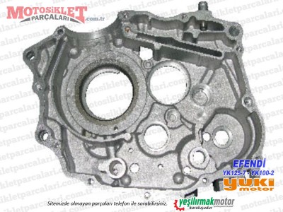 Yuki Efendi YK125-7, YK100-2 Şanzıman Kutusu Sol Taraf
