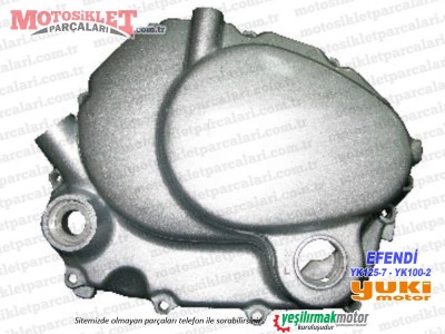 Yuki Efendi YK125-7, YK100-2 Şanzıman Kutusu Sol Kapak