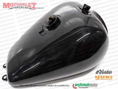 Yuki YK250-4 Vista Chopper Benzin Deposu, Yakıt Tankı - ASTARLI