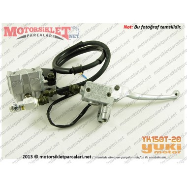 Yuki Motor YK150T-20 Ön Fren Alt-Üst Merkez Komple