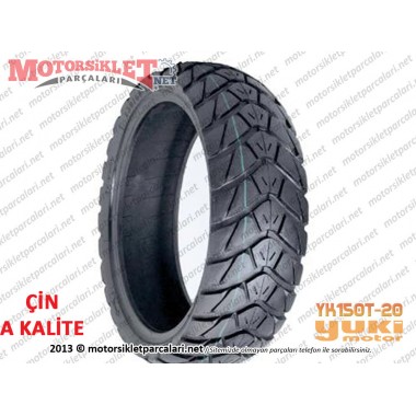 Yuki Motor YK150T-20 Dubleks Dış Lastik 130/60-13 - A KALİTE