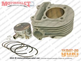 Yuki Motor YK150T-20 Silindir, Piston, Sekman Seti 