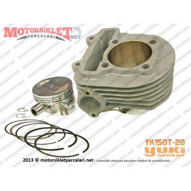 Yuki Motor YK150T-20 Silindir, Piston, Sekman Seti 