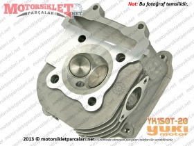 Yuki Motor YK150T-20 Silindir Üst Kapak - Komple, Dolu