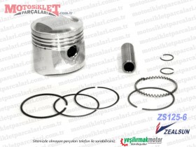 Zealsun ZS125-6 Chopper Piston, Sekman Takımı - STD